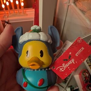 Disney Stitch Christmas Rubber Duck